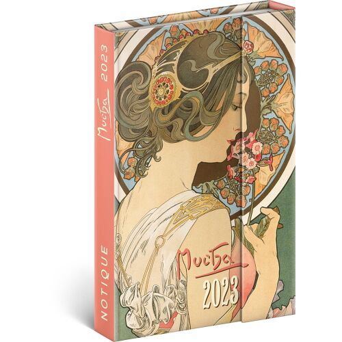 Realsystem Alphonse Mucha B6 2023 Zsebnaptár 142561457