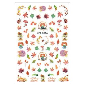 Körömmatrica - Ősz - YZW-S016 142565737 - Körömmatrica