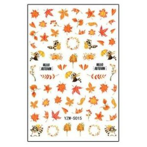 Körömmatrica -Ősz - YZW-S015 142565740 - Körömmatrica