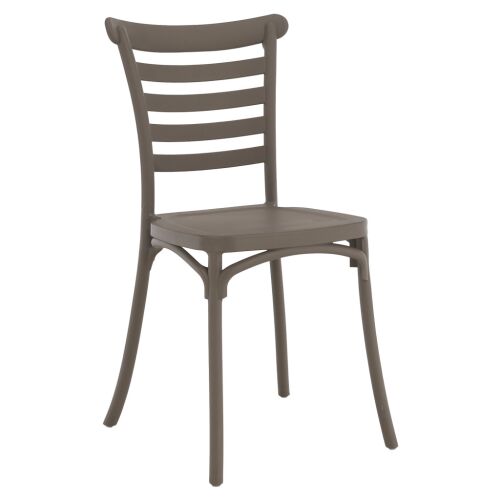 Rakásolható szék, szürkésbarna taupe, SAVITO 142565941