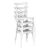 Rakásolható szék, fehér, SAVITA 142566278