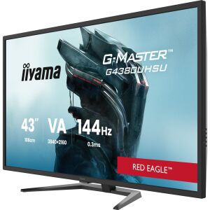 iiyama G-MASTER G4380UHSU-B2 számítógép monitor 108 cm (42.5") 3840 x 2160 pixelek 4K Ultra HD LED Fekete (G4380UHSU-B2) 142567471 - Iiyama
