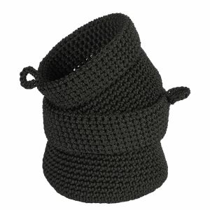 STORE IT kosár szett 2db fekete 142569435 - Tárolódoboz & kosár