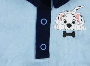 Disney 101 Kiskutya fiú hosszú ujjú, galléros kombidressz #kék (méret: 80) 30402106
