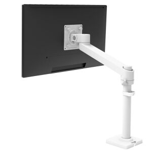 Ergotron NX Series NX MONITOR ARM WHITE 86,4 cm (34") Asztali Fekete, Fehér 142571431 - Ergotron