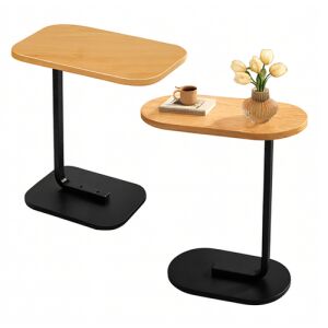 C alakú Modern oldalsó dohányzóasztal kanapéhoz, ágyhoz, 40  x 30 x 60 cm