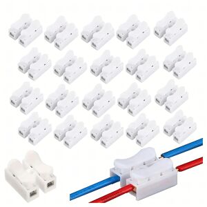 20 db gyorscsatlakozós sorkapocs 2 tűs ch2 kábelvezetékekhez