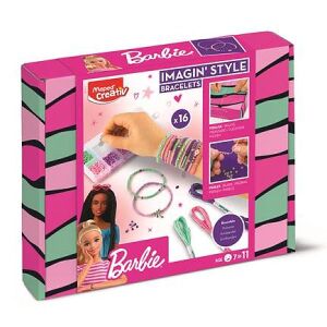 Maped Creativ Barbie karkötő készítő szett gyerekeknek, 16 egyedi karkötő készíthető - Maped