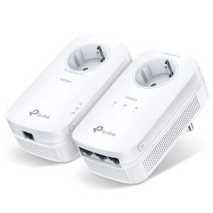 TP-Link Kit Gigabit Powerline Passthrough cu 3 Porturi AV1300, TL- 142578709 - Routere Wi-Fi, adaptoare