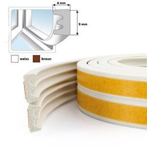 Profil izolant tip E 150Fm alb autoadeziv 48-4 Wh. 142579586 - Bandă de etanșare