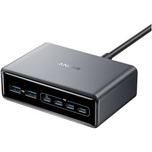 Anker Prime 200W powerbanka 4x USB-C rýchle nabíjanie 2x USB-A GaN USB-C PD čierna 142580248 - Sieťové adaptéry