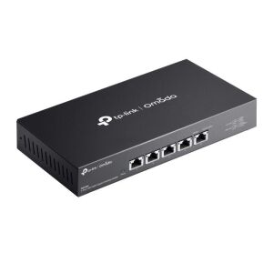 TP-Link Omada 5-portowy przełącznik 10G Multi-Gigabit Desktop Switch, widok pod kątem - Router Wi-Fi, adapter