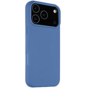 Apple iPhone 17 Pro Max, Szilikon tok, mikrofiber plüss belső, Magsafe kompatibilis, Tactical MagForce Velvet Smoothie, kék