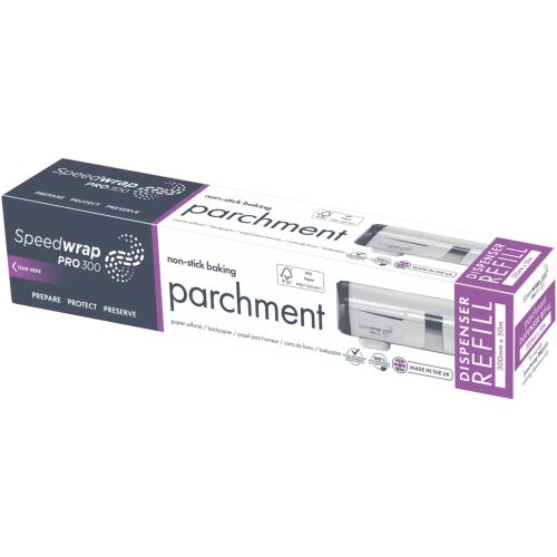3 tekercses Wrapex professzionális sütőpapír szett, 300 mm x 50 m, tapadásmentes, ideális HoReCa vagy háztartási használatra, Nagy-Britanniában gyártva, 50 m