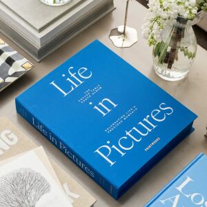 Изглед под ъгъл на син фотоалбум Printworks Life in Pictures - Декорация
