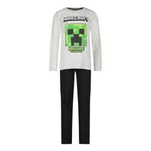 Pijama copii Minecraft Hostile Behaviour, mânecă lungă, mărimea 116 - Minecraft