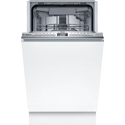 Bosch Serie 4, Beépíthető mosogatógép, 45 cm, VarioHinge - csúszózsanér, SPT4EMX17E
