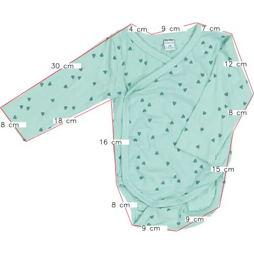 DopoDopo Lány Hosszú ujjú body (Méret: 74)