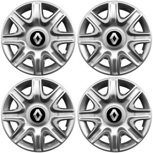 4 db-os 15 colos (r15) 332-es modell kerékborító készlet, Renault-kompatibilis