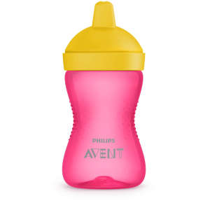 Philips Avent My Grippy Trinklernbecher, 300ml, Rosa und Gelb - Trinkbecher, Becher