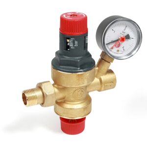 Giacomini R150MY003 automata töltőegység, manométerrel, 1/2”-os belső-külső menettel, fűtési és hűtési rendszerekhez 142607136 - Giacomini