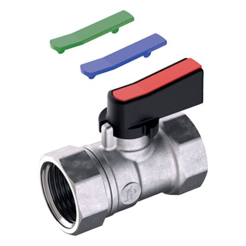 Giacomini R690X003 mini pillangós vízcsap, 1/2-es méret, belső - belső, sárgaréz 142607198