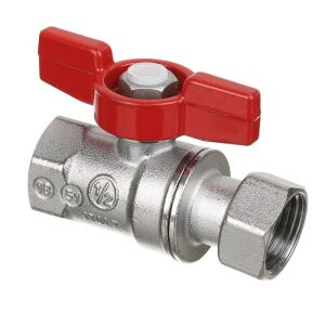 Giacomini R251PX062 Schmetterlingshahn, holländischer Wasserhahn, Größe 1/2", Innen - Innen, Messing 142607226 - Kugelhähne