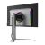 LC Power LC-M27UO OLED Gaming Monitor - Hátsó nézet RGB-vel
