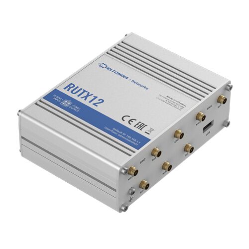 Router LTE RUTX12 (Cat. 6), WiFi, BLE, GNSS, Ethernet 142638014