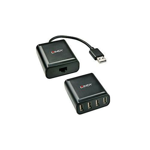 Lindy 60m 4-портов USB 2.0 Cat.6 удължител 142638013