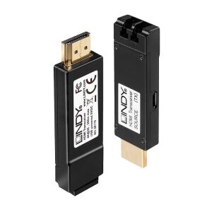 Extender HDMI 4K30 cu fibră optică Lindy 300m 142638034 - Cabluri optice