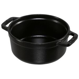 Staub La Cocotte 12cm Sütőedény kerek - Fekete 142640630 - Staub