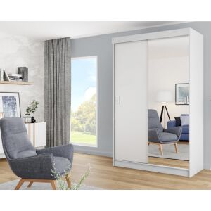 Bill 1 138 Tolóajtós Szekrény 138cm, Fehér 142643622 - Irodabútor