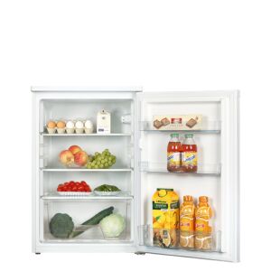 VIVAX TTL-131E egyajtós hűtőszekrény élelmiszerrel megtöltve. - Egyajtós hűtőszekrény