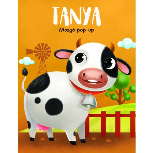 Tanya Mozgó pop-up könyvborító rajzolt tehénnel - Képeskönyv és lapozó