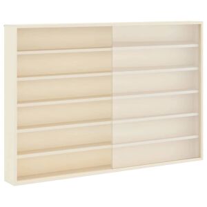 Fa gyűjtő kiállítótok polcokkal Barna 80 x 8,5 x 54 cm Furnér 142658040 - Előszoba bútor