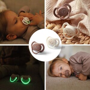 BabyOno játszócumi szimmetrikus szilikon dupla Sweet Dreams 18 hó felett 1669/03