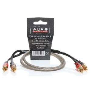 Audio System Z-EVO 0,5M EXT RCA kábel hosszabbító 0,5m Z-EVO0,5MEXT 142672343 - RCA kábel