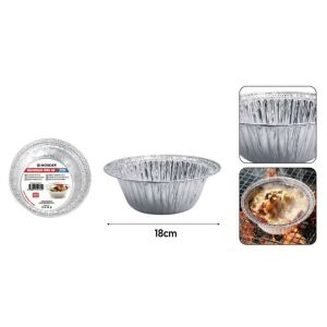 TÁL ALU. 18CM/800ML 20DB-OS 142676762 - Tál