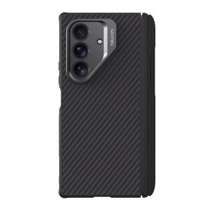 NILLKIN CARBOPROP szilikon telefonvédő (ütésállóság, aramid bevonat, kitámasztó, karbon minta, érintő ceruza) FEKETE Samsung Galaxy Z Fold7 (SM-F966) 142676950 - Nillkin