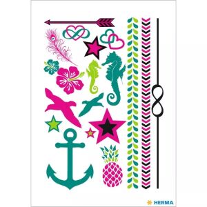 Herma: Лесни за отмиване летни татуировки за момичета 142677917 - Татуировки