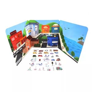 Edukačná kniha so samolepkami - Mesto 142677983 - Brožúry s aktivitami, so samolepkami