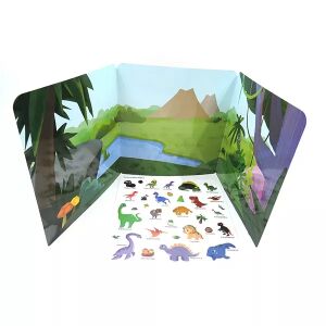 Edukativna knjiga s naljepnicama - dinosauri 142678324 - Manyuk Toys