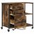 vidaXL Irodai szekrény kerékkel Füstölt tölgy 76 x 41 x 72 cm Faanyag 142693122