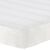 vidaXL Ágy Matrac matracmal Krém 90 x 200 cm szövet 142705708