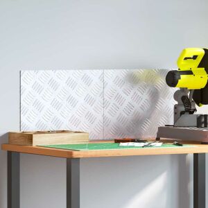 vidaXL Rácsos lemezek 2 pcs Ezüst 40 x 30 cm Alumínium 142726739 - Lépcsőszőnyeg