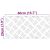 vidaXL Rácsos lemezek 4 pcs Ezüst 40 x 20 cm Alumínium 142741814