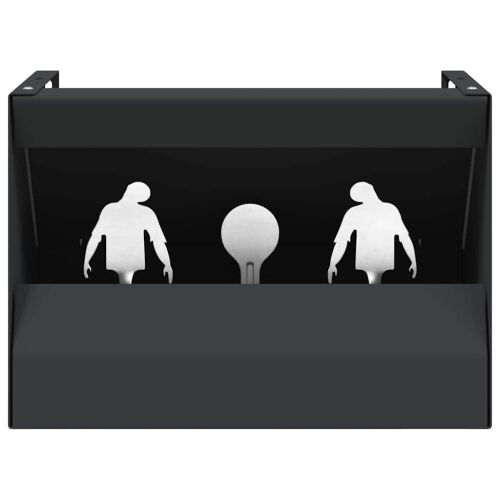 vidaXL Lőszer Csapda Doboz Fekete 29 x 22 x 20 cm Acél