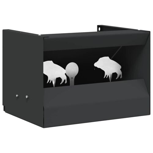 vidaXL Lőszer Csapda Doboz Fekete 29 x 22 x 20 cm Acél 142788404