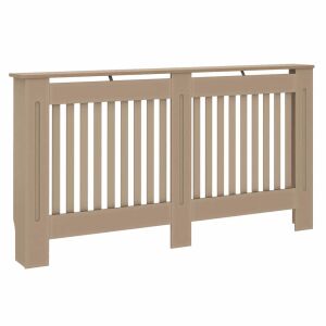 vidaXL Capac pentru radiator 2 pcs Maro 152 x 19 x 81,5cm 142800761 - Inserții de șemineu